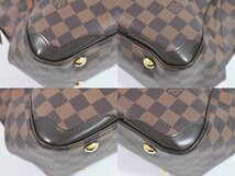 本物 ルイヴィトン LOUIS VUITTON LV ヴェローナ PM ダミエ エベヌ トートバッグ ハンドバッグ ブラウン N41117_画像7