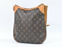 本物 ルイヴィトン LOUIS VUITTON LV オデオン PM モノグラム ショルダーバッグ ポシェット ブラウン M56390_画像2