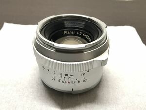 カールツァイス プラナー 50mm f2 コンタレックス用 前期 Carl Zeiss Planar 1:2 50mm Contarex CRX