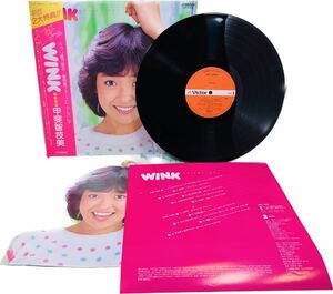 【まとめ発送可!!】WINK ウィンク 甲斐 智枝美 Victor SJX-30042 アイドル レコード盤 レコード 盤 音楽 