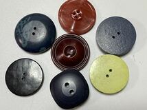ドイツの古いボタン　13個　ドイツ　アンティーク　2〜3センチ　プラスチック　カゼイン　樹脂_画像5