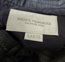 即決早い者勝ち【 MEN'S TENORAS 】メンズ ティノラス TOKYO AOYAMA ブラックデニムパンツ ブーツカット ワイド 黒/サイズL _画像5