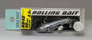 即決!タックルハウス★ローリングベイト 48 ブレードチューン RB48ブレード BD.5 シラスボール★新品 ROLLING BAIT