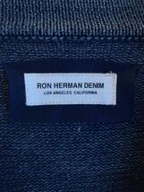 初期レア! RON HERMAN DENIM ロンハーマン デニム インディゴ染め ウール ニット カーディガンRHC ウォッシュ ヴィンテージ コンチョボタン_画像4