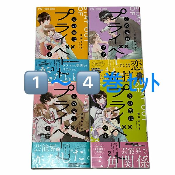 その先はプライベートです①〜④巻【即購入不可】／後藤みさき