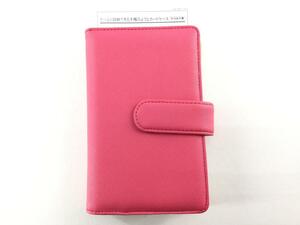  enough can be stored notebook. like card-case 80 pcs storage 17x11cm pink 