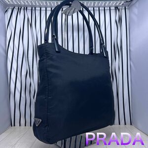 【美品】PRADA×プラダ A4収納可能トートバッグ