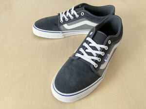 29cm 灰色 バンズ チャッカ VANS MN CHUKKA LOW ASPHALT/BLUE US11/29cm VN0A5KQZACP