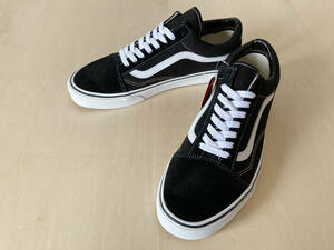 25.5cm バンズ 黒/白 オールドスクール VANS OLD SKOOL BLACK/WHITE US7.5/25.5cm VN000D3HY28