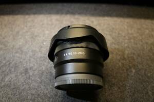 【使用回数極小】SONY E PZ 10-20mm F4 G SEL1020G ソニー Eマウント Gレンズ パワーズーム レンズフィルター付属