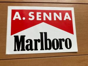 アイルトン・セナ　ステッカー　Marlboro マルボロ