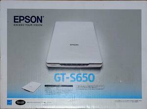 EPSON エプソン スキャナー GT-S650 (フラットベッド/A4/4800dpi) 通電確認済　