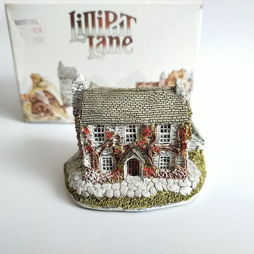 LILLIPUT LANE Sawrey Gill Miniatura Casa Reino Unido Reino Unido Figura Vintage Antiguo Hecho a mano, Accesorios de interior, ornamento, estilo occidental