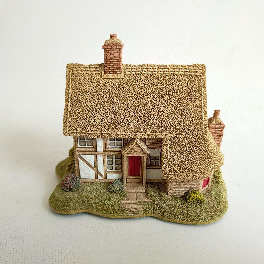 LILLIPUT LANE LEAGRAVE COTTAGE Maison miniature Royaume-Uni Figurine vintage Antique Fait à la main, accessoires d'intérieur, ornement, Style occidental