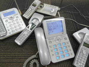 【必見】 Panasonic パナソニック 固定電話 親機 子機 コードレス 電話 VE-GD51-S VE-GP55-S VE-SV06-W 3点 まとめ