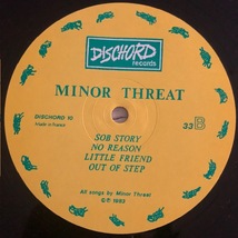 MINOR THREAT / OUT OF STEP /Brian Baker/Ian Mackaye/Hardcore/Punk/LP,Album_画像6