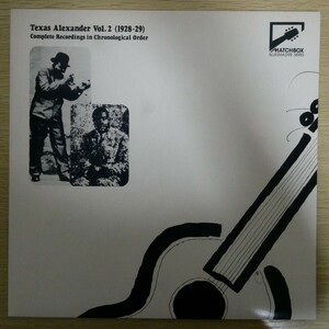 LP4705☆UK/Matchbox「Texas Alexander / Texas Alexander Vol. 2 (1928-29) / MSE-214」