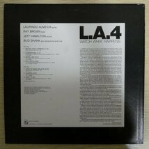 LP4519☆US/Concord Jazz「L.A.4 / Watch What Happens / CJ-63」_画像2