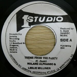 EP4184☆Studio One「Roland Alphanso & Leslie Milliner / Sugar Massive / Theme From The Party / New Lover」