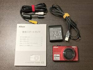 Nikon COOLPIX S6000 フラッシュレッド