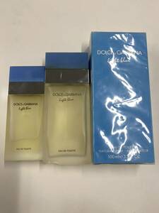 ★ ドルチェ&ガッバーナ DOLCE&GABBANA ライトブルー light blue EDT 香水 50ml 100ml 新品 中古 オードトワレ まとめ売り 3点