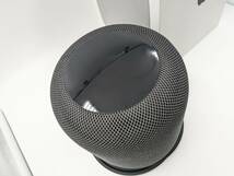 1円～【美品】★ Apple Home Pod MQHW2J/A 第一世代 スペースグレイ 360度スピーカー ★ オーディオ スピーカー_画像3