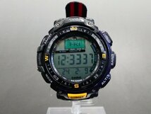 y98 カシオ PRO TREK プロトレック PRG-40 トリプルセンサー クォーツ 腕時計 動作品_画像1