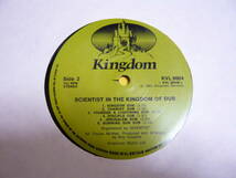 LP Scientist / In The Kingdom Of Dub UK盤 1981年 Reggae Dub レゲエ ダブ_画像6