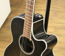 TAKAMINE タカミネ PTU121C GBB エレクトリックアコースティックギター エレアコ グレイブラック 黒 ギグバッグ付属 2037216_画像5