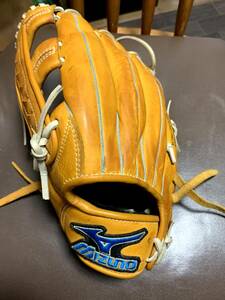 ☆ミズノ　Buw League Professional MIZUNO　少年軟式用グローブ　左利き外野用 Tempty Hide EX