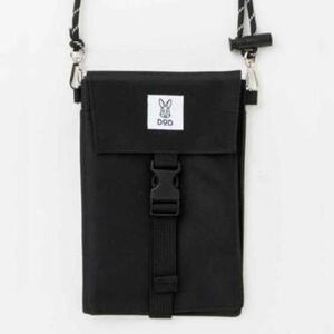 DOD WALLET SHOULDER BAG BOOK ブラック ディーオーディー ウォレット ショルダーバッグ