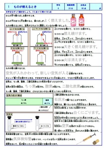 学び道場の【小学６年かんたん理科マスター】小６向け理科教材★理解→暗記→テストの順に効率良く学習できます★WORD版とPDF版を収録★