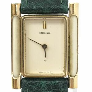 SEIKO セイコー 腕時計 1719-3030 手巻き ヴィンテージ コレクション コレクター スクエア レクタングル 四角 長方形 裏竜頭 おしゃれ 2針