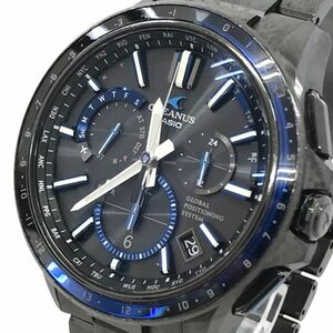 CASIO カシオ OCEANUS オシアナス 限定モデル GPS ハイブリッド 腕時計 OCW-G1100B-1A 電波ソーラー タフソーラー 箱付き 動作確認済