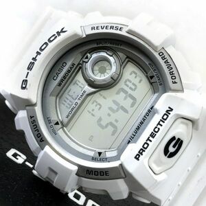 CASIO カシオ G-SHOCK ジーショック 腕時計 G-8900A-7 クオーツ デジタル ラウンド ホワイト 樹脂バンド コレクション 動作確認済み