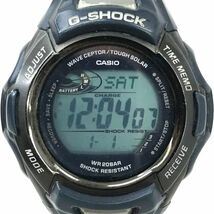 CASIO カシオ G-SHOCK ジーショック WAVE CEPTOR 腕時計 GW-520 電波ソーラー タフソーラー デジタル ラウンド ネイビー 樹脂ベルト_画像1