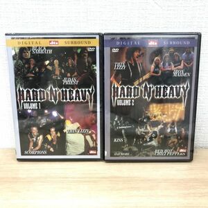 新品 未開封 DVD 2枚セット HARD N HEAVY VOLUME1 HARD N HEAVY VOLUME2 KISS RED HOT CHILI PEPPERS アーティスト 音楽 洋楽 ヘヴィメタル