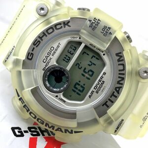 新品 CASIO カシオ G-SHOCK ジーショック FROGMAN フロッグマン 腕時計 DW-8200WC-7A クオーツ デジタル チタニウム チタン 箱付き