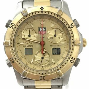 TAGHEUER タグホイヤー PROFESSIONAL プロフェッショナル 腕時計 クオーツ 2000シリーズ CE1122 クロノグラフ コレクション 動作確認済