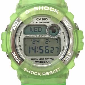 美品 CASIO カシオ G-SHOCK ジーショック 腕時計 クオーツ デジタル DW-9600WC-3BT WCCS 世界サンゴ礁保護協会 グリーン 動作確認済 箱付き