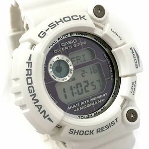 新品 CASIO カシオ G-SHOCK ジーショック FROGMAN フロッグマン 腕時計 ソーラー GW-206K-7JR ICERC 2006年 イルクジ チタン タフソーラー