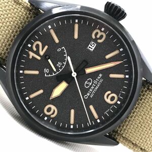 新品 ORIENT STAR オリエントスター 腕時計 RK-AU0206B 自動巻き 手巻付き 機械式 オートマティック ナイロンベルト スポーツ 動作確認済