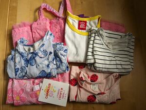 子供服　まとめ売り　90センチ　計6枚　　BABYDOLL　H＆M ワンピース　タンクトップ　チュニック　未使用品含む