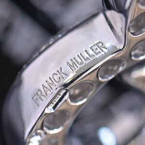本物 極上品 フランクミュラー 定価135.3万円 純正フルダイヤモンド ラージサイズ No.3 タリスマン K18WG ペンダント ネックレス 保存箱付の画像4