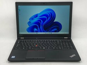 モバイルワークステーション Lenovo ThinkPad P52 Xeon E-2176M 2.7GHz/32GB/512GB(SSD)/15.6W/FHD(1920x1080) /Win11/Quadro P2000