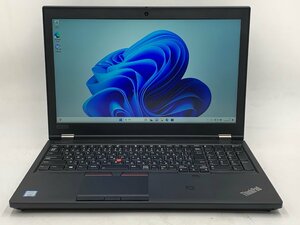 モバイルワークステーション Lenovo ThinkPad P53 i7-9750H 2.6GHz/32GB/512GB(SSD)/15.6W/FHD(1920x1080) /Win11/NVIDIA Quadro T2000 4GB