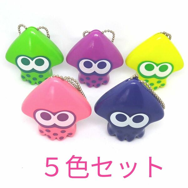 スプラトゥーンイカ　プラスチックキーホルダー　中古不点灯