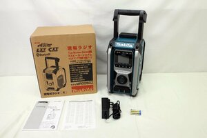 □未使用品□※外箱傷みあり　makita　マキタ　充電式ラジオ　青　MR005GZ　バッテリ・充電器別売（10424020802592WY）