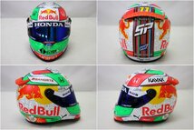 ＜中古品＞ミニチュアヘルメット 1/2スケール Red Bull Racing Mexican GP 2021 セルジオ・ペレス（11424012501595DJ）_画像2