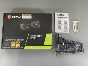 ＜未使用品＞MSI グラフィックボード GeForce GTX 1650 4GT LP（12724011901364SM）